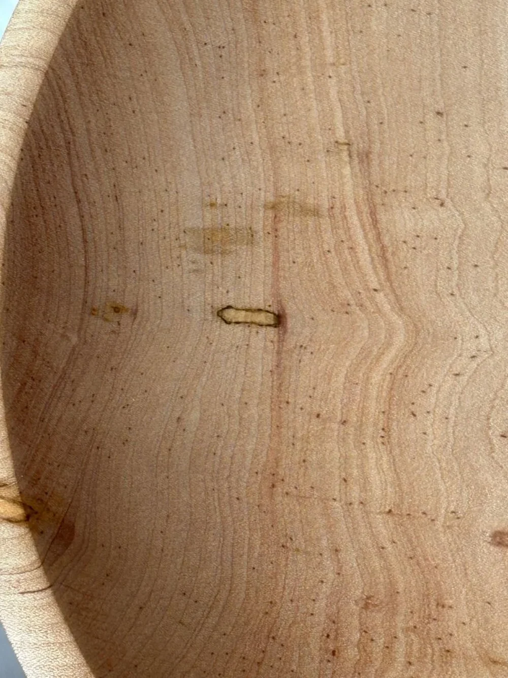 Warren Carpenter Ambrosia Maple Bowl • Hand‑Turned • Signed Artisan Piece